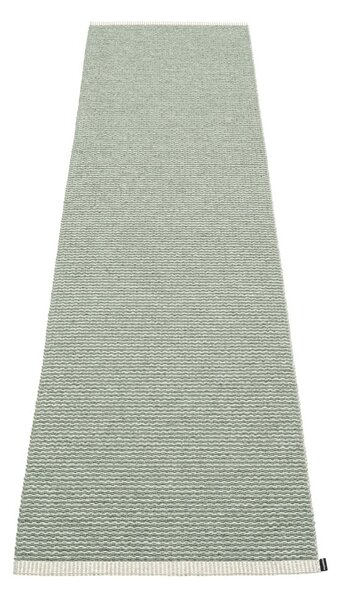 Svetlo zelen zunanji in notranji tekač 70x300 cm Mono Sage Army – Pappelina