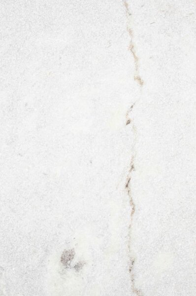 Zlato-bela okrogla mizica z marmorno mizno ploščo ø 70 cm Timpa – White Label