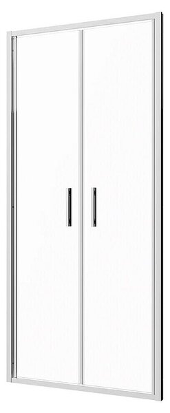 Sanotechnik Nihajna tuš vrata Slim Line (90 x 200 cm, Krom, Debelina stekla: 6 mm)