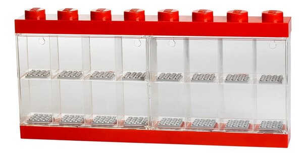 Rdeča zbirateljska škatla za 16 minifiguric LEGO®