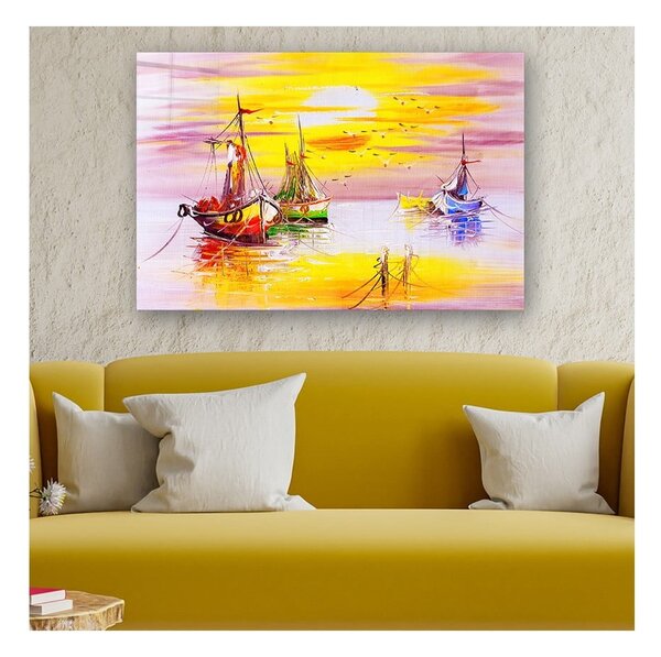 Steklena slika 70x50 cm Sunset – Wallity