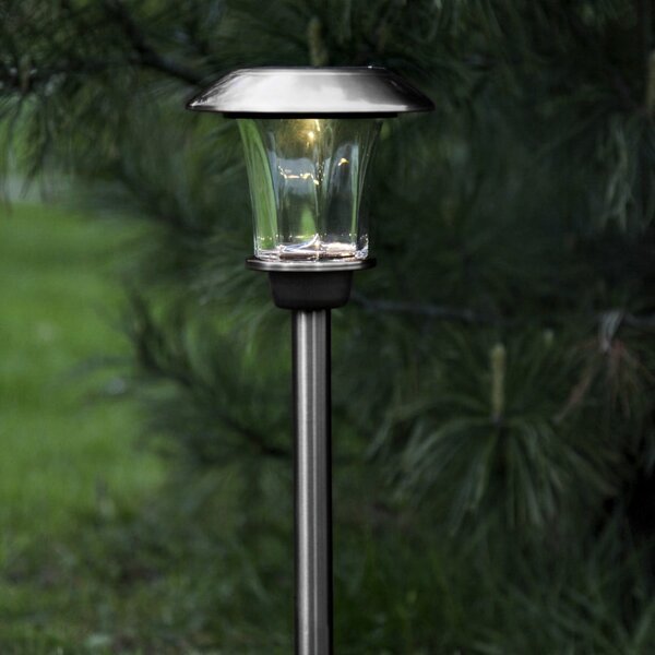 Star Trading Living Silver LED Garden Light