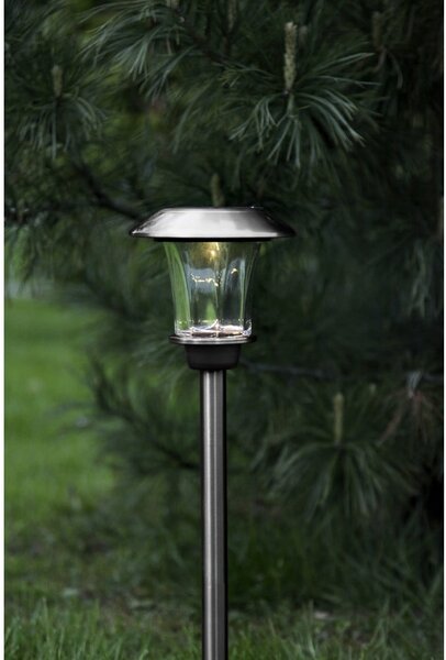 Star Trading Living Silver LED Garden Light