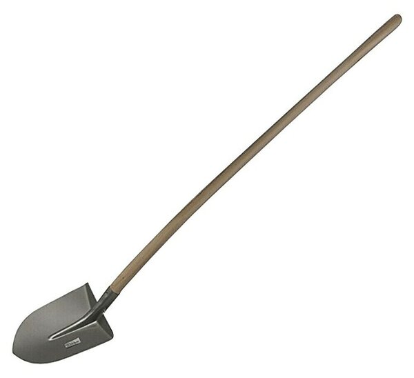 Frankfurtska lopata (Delovna širina: 26,5 cm, Srebrne barve, Dolgi ročaj)