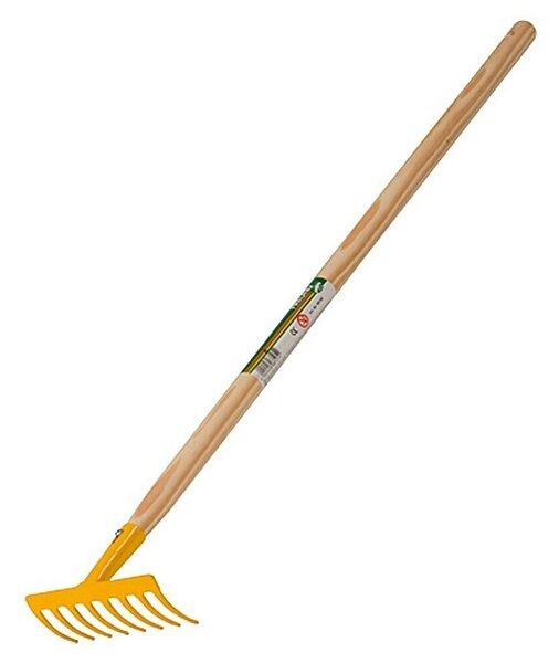 Freund Victoria Otroške grablje (Delovna širina: 17 cm, Rumene barve, Kratek ročaj)