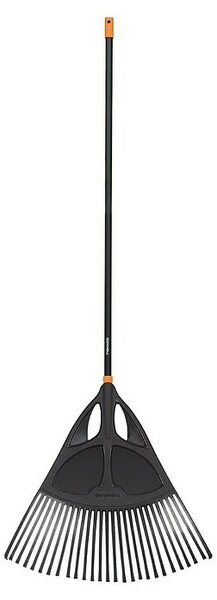 Fiskars Solid Pahljačaste grablje XL (Delovna širina: 65 cm, Število zob: 27, Dolgi ročaj)