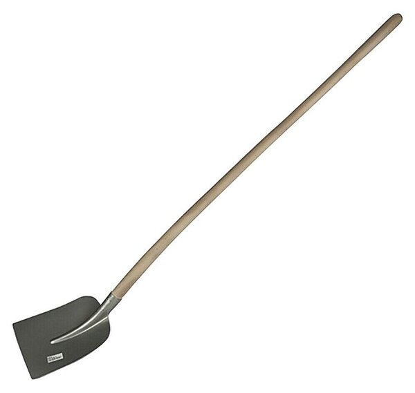 Holsteinska lopata (Širina: 250 mm, Srebrne barve, Dolgi ročaj)