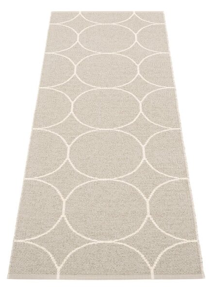 Kremno bel zunanji in notranji tekač 70x200 cm Boo Linen – Pappelina