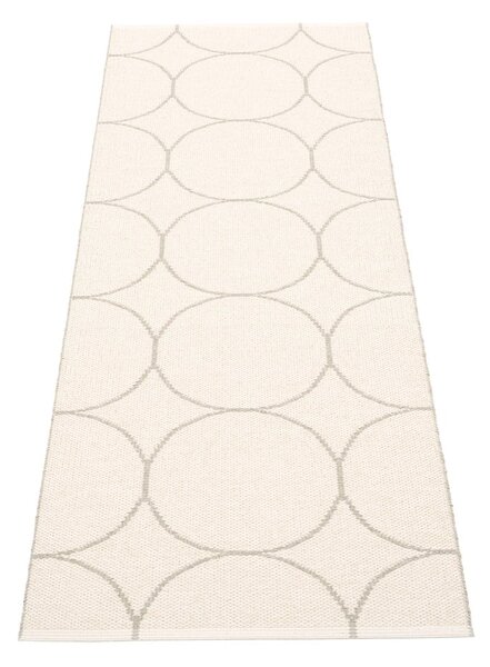 Kremno bel zunanji in notranji tekač 70x200 cm Boo Linen – Pappelina
