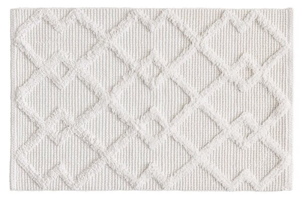 Kremno bela kopalniška preproga 50x80 cm Otis – douceur d'intérieur