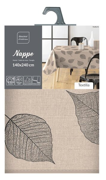 Povoščen namizni prt 140x240 cm Feuillys – douceur d'intérieur