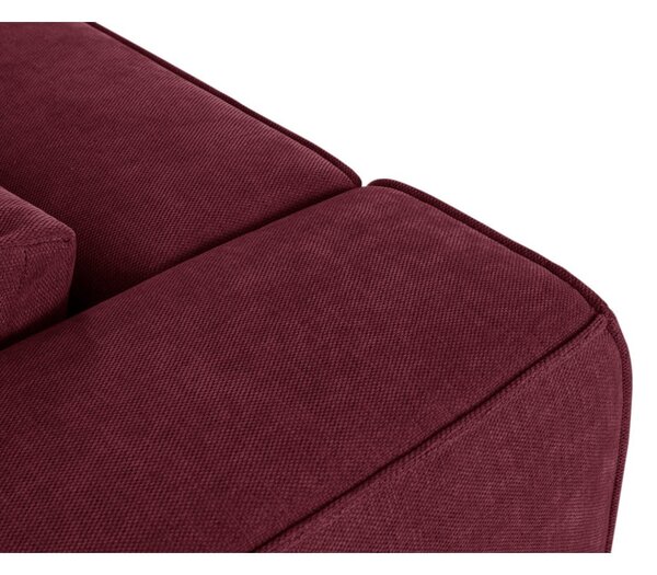 Bordo rdeča sedežna garnitura 248 cm Esther – Milo Casa