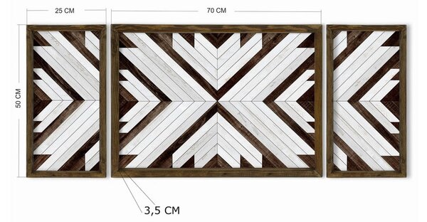 Slike v kompletu 3 ks 70x50 cm – Wallity