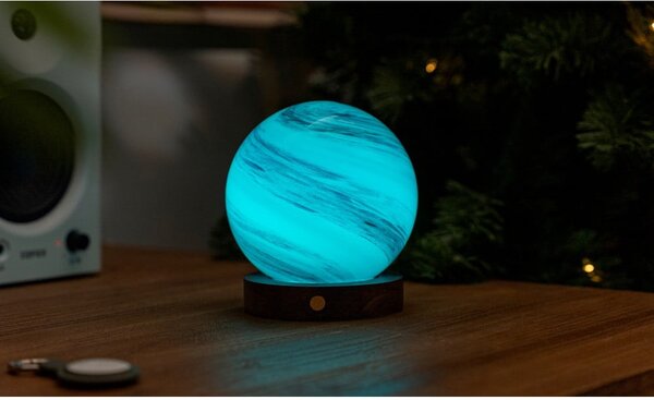 Rjava/v temni naravni barvi svetlobna dekoracija na USB ø 12 cm Polar Cloud – Gingko