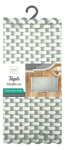 Zelena kopalniška preproga 50x80 cm Rafael – douceur d'intérieur
