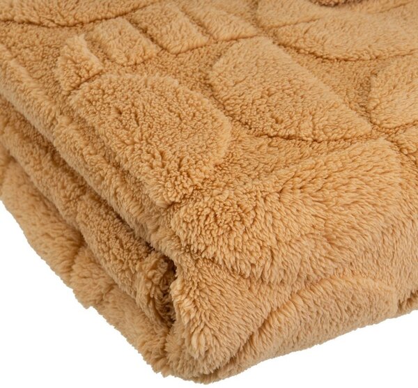 Rumena odeja iz mikropliša 130x160 cm Mid Century – Casa Selección
