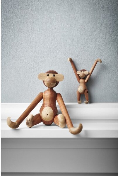 Kipec iz masivnega lesa Kay Bojesen Denmark Monkey Teak