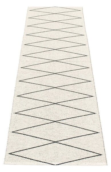 Črn zunanji in notranji tekač 70x240 cm Max Black – Pappelina