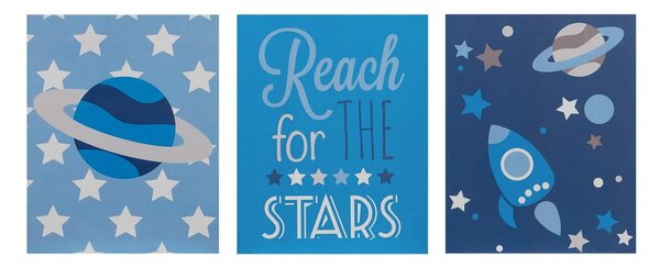 Otroške slike v kompletu 3 ks 16x20 cm Reach for the Stars – Premier Housewares