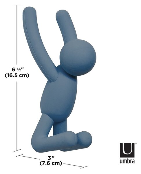 Stenski plastični obešalniki v kompletu 3 kos Buddy - Umbra