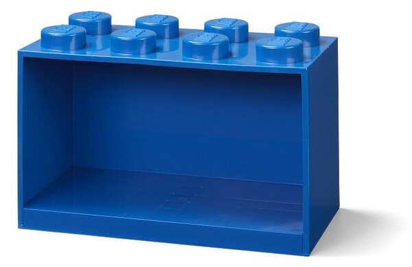 Otroška modra stenska polica LEGO® Brick 8