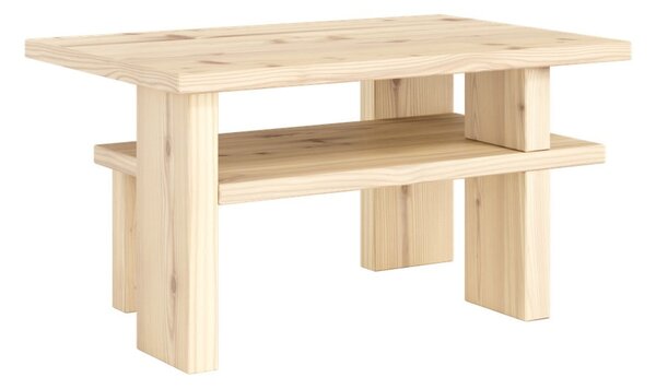 Klubska mizica iz masivnega bora v naravni barvi 45x68 cm Japan – Karup Design
