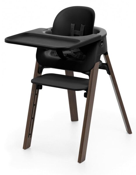 SET ZA STOLČEK ZA HRANJENJE Steps Bundle 86/74/48 cm črna