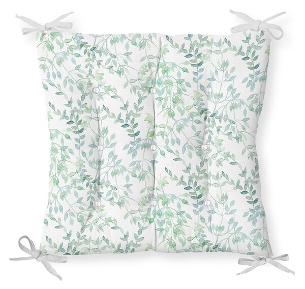 Sedežna blazina iz mešanice bombaža Minimalist Cushion Covers Delicate Greens, 40 x 40 cm