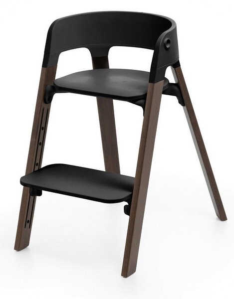 SET ZA STOLČEK ZA HRANJENJE Steps Bundle 86/74/48 cm črna