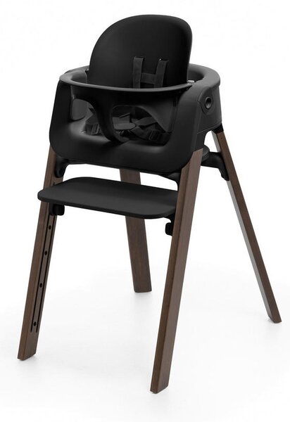 SET ZA STOLČEK ZA HRANJENJE Steps Bundle 86/74/48 cm črna