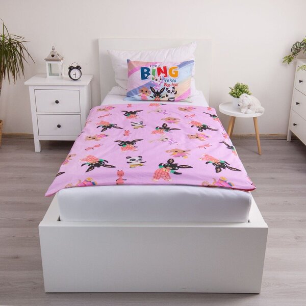 Bombažna otroška posteljnina za otroško posteljico 100x135 cm Bing "It's a thing" – Jerry Fabrics