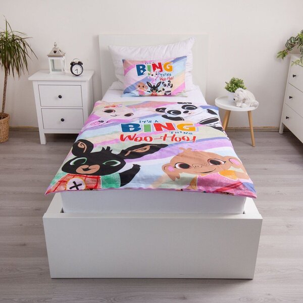 Bombažna otroška posteljnina za otroško posteljico 100x135 cm Bing "It's a thing" – Jerry Fabrics