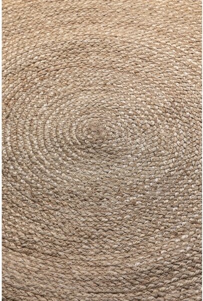 Obojestranska okrogla preproga iz jute ø 100 cm Braided Grey – Hanse Home