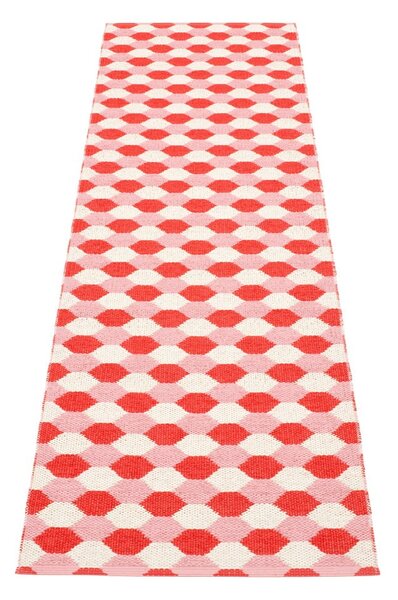 Rdeč zunanji in notranji tekač 70x250 cm Dana Coral – Pappelina