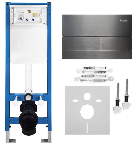 Podometni Set za WC Slim 024N z Gumbom T Titan