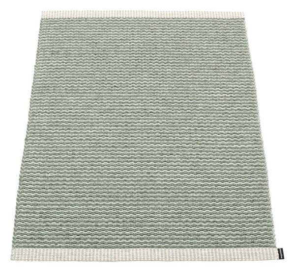 Svetlo zelena notranja in zunanja preproga 60x85 cm Mono Sage Army – Pappelina