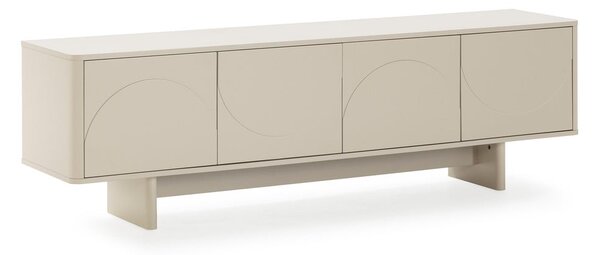 Kremno bela TV omarica 180x55x40 cm Solei – MOME