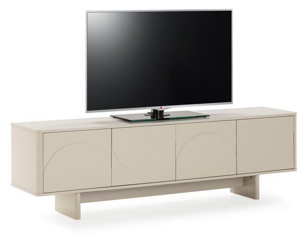 Kremno bela TV omarica 180x55x40 cm Solei – MOME