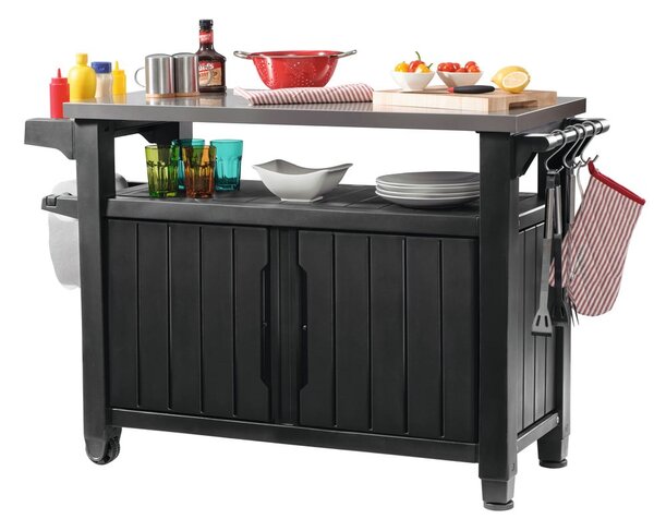 Stranska miza za žar 134x52 cm Unity – Keter