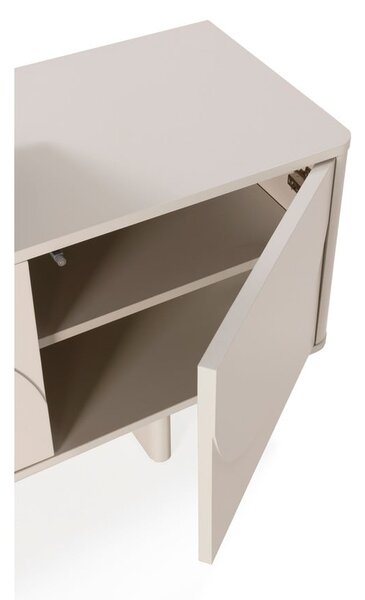 Kremno bela TV omarica 180x55x40 cm Solei – MOME