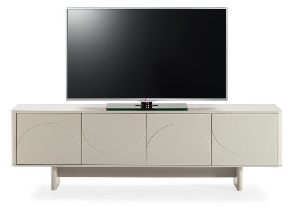 Kremno bela TV omarica 180x55x40 cm Solei – MOME