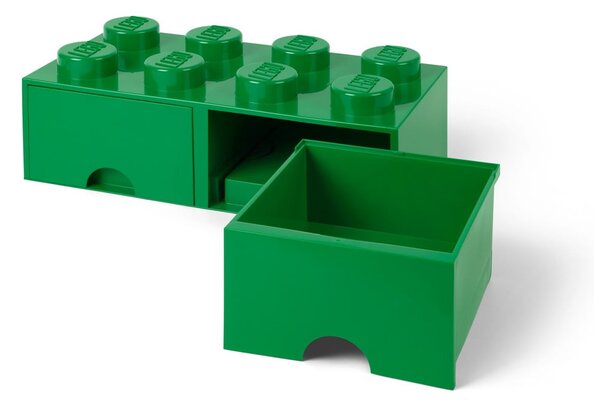 Zelena škatla za shranjevanje z 2 predaloma LEGO®