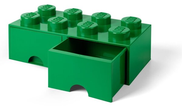 Zelena škatla za shranjevanje z 2 predaloma LEGO®