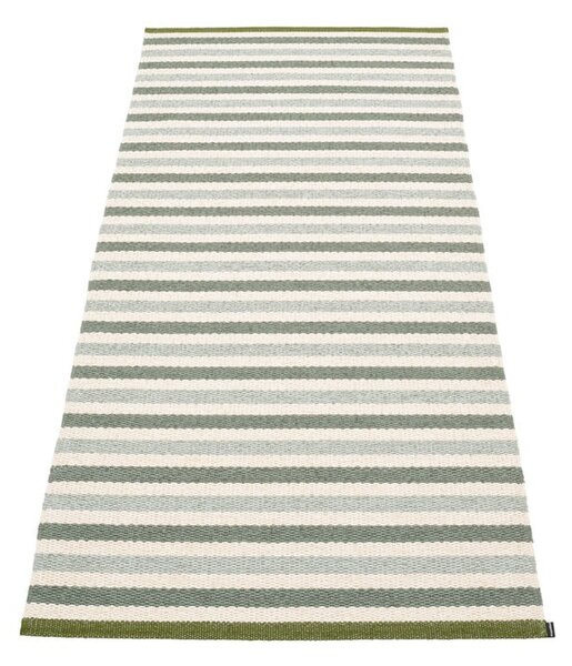 Zelen/kremno bel zunanji in notranji tekač 85x200 cm Teo Sage – Pappelina