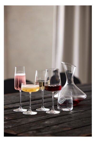 Kozarci v kompletu 4 ks za vino 430 ml Zero – Lyngby Glas