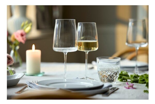 Kozarci v kompletu 4 ks za vino 430 ml Zero – Lyngby Glas