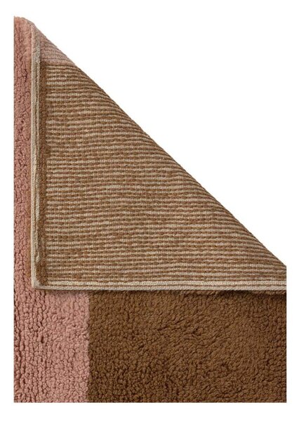 Ročno tkan volnen tekač 80x230 cm Chroma Spiced Coral – Lorena Canals
