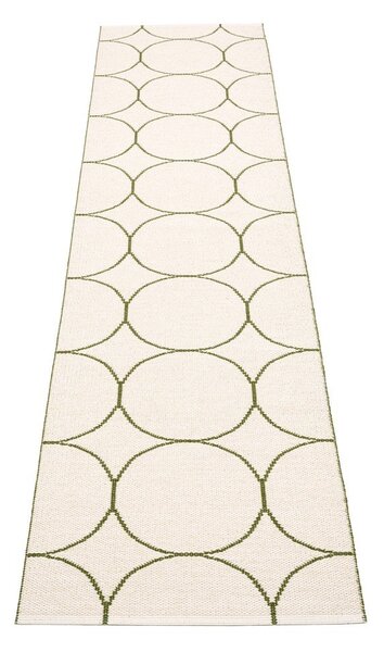 Temno zelen zunanji in notranji tekač 70x300 cm Boo Dark Olive – Pappelina