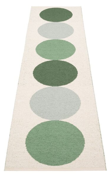 Zelen/kremno bel zunanji in notranji tekač 70x280 cm Otto Herb – Pappelina