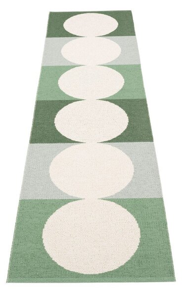 Zelen/kremno bel zunanji in notranji tekač 70x280 cm Otto Herb – Pappelina